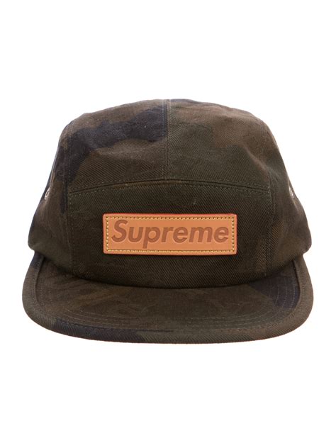 supreme lv hat red price|supreme camp cap camo.